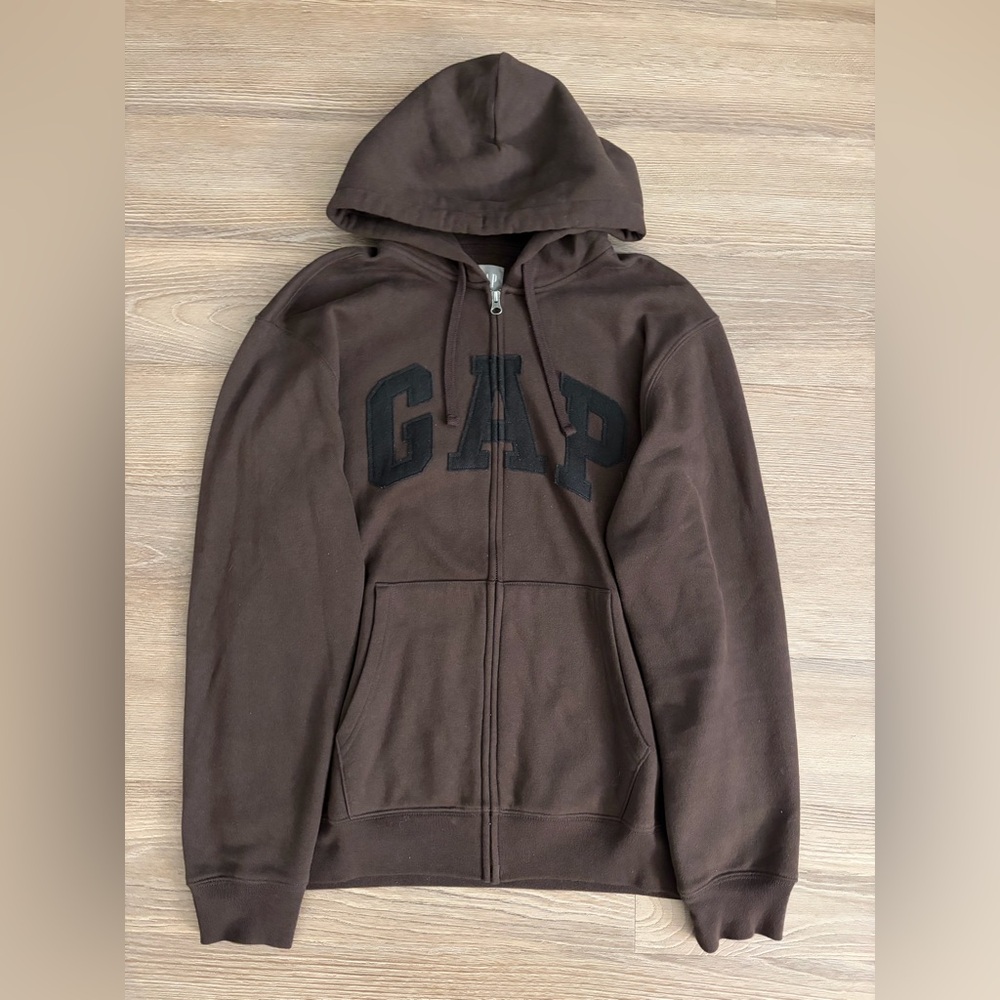 Brown Heavyweight Gap Zip Up Size M Men